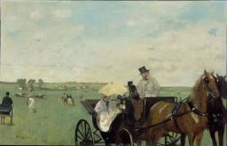 At the Races in the Countryside - Edgar Degas