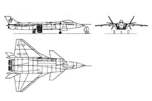 J-20 3-view