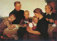Farm Family From Kahlenberg - Adolf Wissel