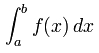 integral f (x)