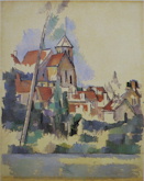 Village Church - Paul Cezanne