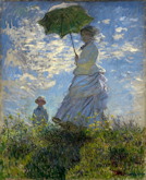 Woman with Parasol - Claude Monet